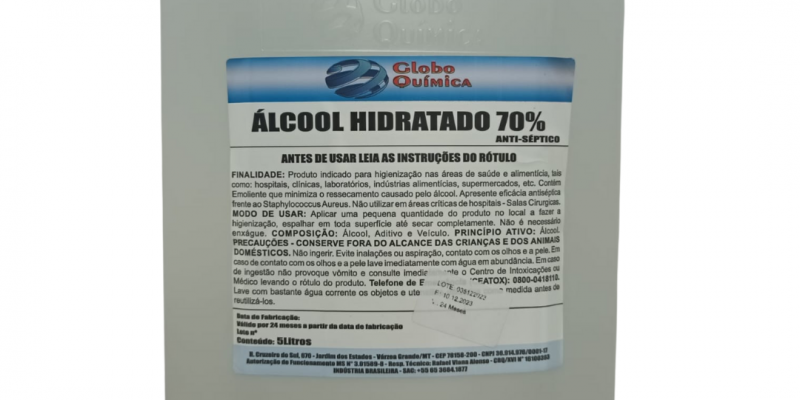 ALCOOL HIDRATADO 70%